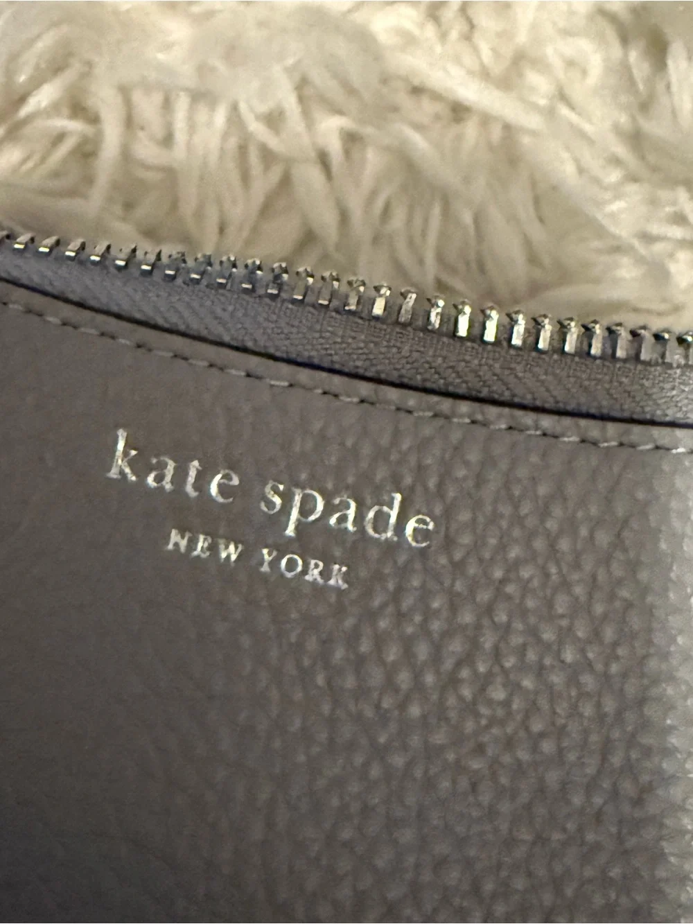 kate spade compact pebbled